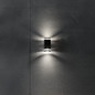 Preview: Kanlux Außenwandleuchte Zevi mit Lichtring GU10 Bewegungsmelder IP54 Graphit Aluminium 11x10cm 90101