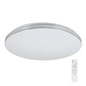 Preview: Kanlux LED Deckenleuchte Exate 38W CCT warm-/neutral-/tageslichtweiss 3000K/4000K/6500K Weiß Metall Ø47cm 90220