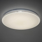 Preview: Kanlux LED Deckenleuchte Exate 38W CCT warm-/neutral-/tageslichtweiss 3000K/4000K/6500K Weiß Metall Ø47cm 90220