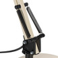 Preview: Kanlux Schreibtischleuchte Pixa E14 Beige Metall Ø16cm 90419