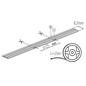 Preview: Kanlux LED Streifen 25m LCOB 3W/m 12V warmweiss 2700K dimmbar IP65 8,2mm 90679