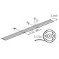 Preview: Kanlux LED Streifen 25m LCOB 3W/m 24V warmweiss 2700K dimmbar IP65 8,2mm 90684