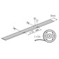 Preview: Kanlux LED Streifen 5m LCOB 10W/m 24V warmweiss 2700K 90Ra dimmbar 8mm 90690