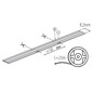 Preview: Kanlux LED Streifen 25m LCOB 10W/m 24V warmweiss 2700K 90Ra dimmbar 8mm 90691