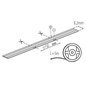 Preview: Kanlux LED Streifen 5m LCOB 10W/m 24V warmweiss 2700K 90Ra dimmbar IP65 8,2mm 90693