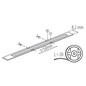 Preview: Kanlux LED Streifen 20m LCOB 7,5W/m 24V warmweiss 3000K 90Ra dimmbar IP65 8,2mm 90695