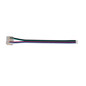 Preview: Kanlux 10x Einspeiseverbinder für LED Streifen RGBW 12mm mit Kabel 90721