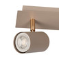 Preview: Kanlux Deckenstrahler Evalo 2-flammig 2xGU10 Beige Aluminium 90781