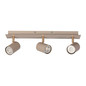 Preview: Kanlux Deckenstrahler Evalo 3-flammig 3xGU10 Beige Aluminium 45cm 90782