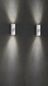 Preview: LCD Up & Down Wandleuchte Edelstahl 2xGU10 IP44 22x8x8cm 025 Made in Germany