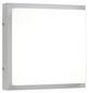 Preview: LCD Wand- & Deckenleuchte Hellgrau 2xE27 IP44 25x25x9,5cm 047 Made in Italy