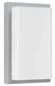 Preview: LCD Wandleuchte Hellgrau E27 IP44 29x17x9cm 059 Made in Italy