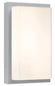 Preview: LCD Wandleuchte Hellgrau E27 IP44 29x17x9cm 059 Made in Italy