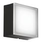 Preview: LCD Wandleuchte & Deckenleuchte LED Graphit 10W Warmweiss IP67 12,5x8x8cm 1425LED Made in Italy