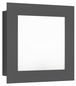 Preview: LCD Wandleuchte LED Bewegungsmelder Graphit 12W Warmweiss IP44 26x26x5cm 3007LEDSEN Made in Germany