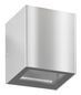 Preview: LCD Up & Down Wandleuchte Edelstahl G9 IP54 10x9x9cm 5003