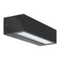 Preview: LCD Up & Down Wandleuchte LED 2fach Graphit 2x6,25W Warmweiss IP65 5x22x7cm 5084