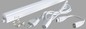 Preview: Ledino LED-Leiste Eckenheim lineare Leuchte 300, 4W, 324mm, 3000K warmweiss