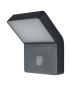 Preview: Ledvance Endura Style Wall Wide Sensor 12W LED Wandleuchte IP44 Wandstrahler schwarz