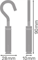 Preview: 2Er Pack Ledvance TruSys Performance Chain Kit Chain Kit LED Schienenstrahler