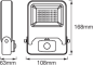 Preview: Ledvance Endura LED Flood Sensor Warm Weiss 10W 3000K Strahler 4058075292178