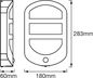 Preview: LEDVANCE LED Außenleuchte ENDURA Style PLATE Wall Sensor 12,5W 4058075477872