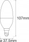 Mobile Preview: LEDVANCE LED Lampe SMART+ Kerze dimmbar 40 5W warmweiss E14 Bluetooth