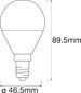 Mobile Preview: LEDVANCE LED Lampe SMART+ Mini Tunable White 40 5W 2700-6500K E14 Appsteuerung