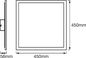 Preview: LEDVANCE LED Panel SMART+ PLANON Plus Multicolor 45x45cm Appsteuerung 4058075525221