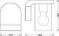 Preview: LEDVANCE Außenleuchte ENDURA Classic CASCADE Wall E27 AMB
