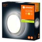 Preview: LEDVANCE Endura Style Disc LED Wandleuchte 20cm 8W warmweiss Bewegungsmelder Dämmerungssensor IP44 grau 4058075564121
