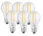 Mobile Preview: 6er-Pack LEDVANCE LED Lampe SMART+ Filament dimmbar 6W warmweiss E27 Bluetooth