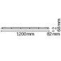 Preview: LEDVANCE LED Feuchtraumleuchte Damp Proof S 120x8cm 18W 2400lm Neutralweiss 4000K IP65 4058075836068
