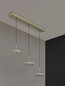 Preview: OSRAM LED Pendelleuchte Decor Yoyo Pendant 3XPendant LN 18W 830 Beige Warm weiß 4058075847002