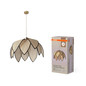 Preview: OSRAM Pendelleuchte Decor Rattan Lotus Pendant 670 E27 Brown 4058075847224