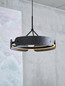 Preview: OSRAM LED Pendelleuchte Decor Curve Felt Pendant 33W 830 Dark Grey Warm weiß 4058075847606