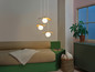 Preview: OSRAM Pendelleuchte Decor Pearl Pendant 3XG9 Beige 4058075847705