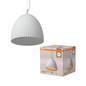 Preview: OSRAM Pendelleuchte Decor Plaster Routes Bell Pendant 1XE27 White 4058075848443