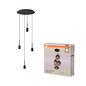Preview: OSRAM Pendelleuchte Decor Needle Pendant Plate 4xE27 Dark Grey 4058075848481