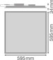 Preview: LEDVANCE LED Panel PL Comp Tpa V DALI 60x60cm 28W 3360lm Neutralweiss 4000K IP40 4058075849488