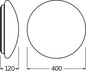 Preview: LEDVANCE Ceiling Essential ⌀40cm 24W 1920lm Warmweiss 3000K 4099854003110