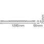 Preview: LEDVANCE Feuchtraumleuchte G13 Damp Proof Housing 2fach 128x10cm IP65 4099854117992