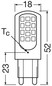 Preview: LEDVANCE LED Lampe G9 Pin 300° Dimmbar P 4W 470lm Warmweiss 2700K wie 40W 4099854248818