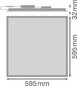 Preview: LEDVANCE LED Panel PL Flex S DALI 60x60cm Power Select 30W-25W-21W-17W Neutralweiss 4000K IP40 4099854276484