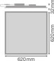 Preview: LEDVANCE LED Panel PL Flex S DALI 62x62cm Power Select 32W-27W-22W-17W Neutralweiss 4000K IP40 4099854276545