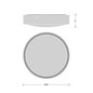 Preview: LEDVANCE LED Deckenleuchte Bulkhead ⌀26cm 9.5W-8W-6.5W-5.5W warm-/neutralweiss 3000/4000K CCT IP65 4099854286100