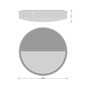 Preview: LEDVANCE Zubehör Bulkhead Round Eyelid 300WT RD ⌀31cm 4099854286810