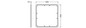 Preview: LEDVANCE Zubehör Surface Flat Frame 500Square SI Aufbaumontage 50x50cm 4099854292958