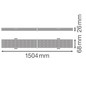 Preview: LEDVANCE LED Lichtbandsystem TruSys Universal P 150x7cm Power Select 73W-66W-57W-49W-41W Neutralweiss 4000K 4099854311628