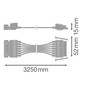 Preview: LEDVANCE Zubehör TruSys Universal Wire 3000 7P 325x5cm 4099854317620